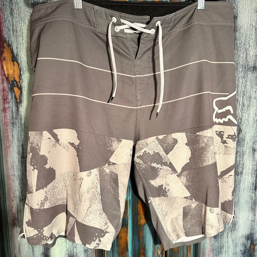 Fox mens swim trunks / board shorts size 38